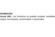 Ministros deberán renunciar para competir en las elecciones