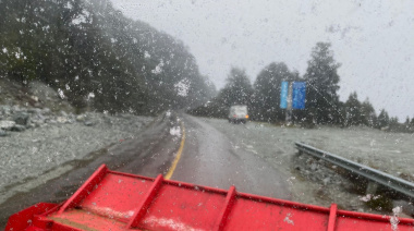 Alerta amarilla por temporal de nieve y vientos de hasta 95 km/h para el fin de semana