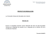 Facundo Manes impulsa la expulsión de Lorena Villaverde de la Cámara de Diputados
