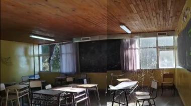 Video: Estaban en clase de lengua, y les empezó a llover