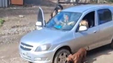 Conductora de Uber se llevó las compras de una pasajera en pleno centro de Bariloche