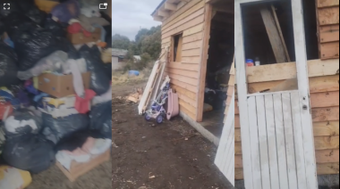 (Video) La otra cara de la Fiesta de la Nieve: familias damnificadas por incendio viven en condiciones extremas tras desalojo municipal