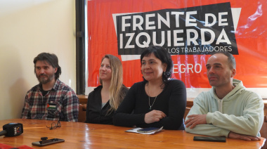 El Frente de Izquierda se lanzó en Bariloche con críticas a Milei y Weretilneck