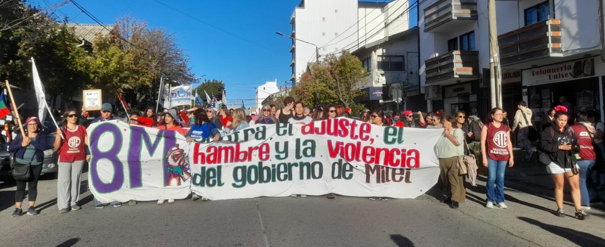 (Video) La reforma laboral, el fantasma que sobrevoló el 8M en Bariloche