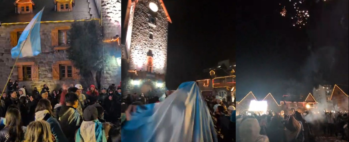Bariloche no cabía en el Centro Cívico: ¡el que no salta es un inglés!