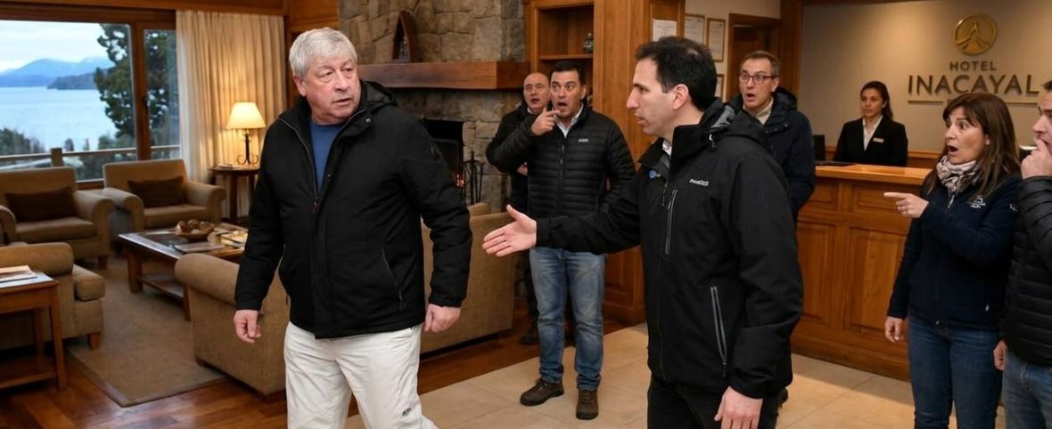 Cortés se cruzó con Trappa y lo dejó "pagando" con la mano extendida, y luego se fue
