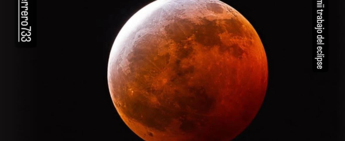 La Luna se tiñó de rojo: así se vivió el eclipse lunar en Bariloche