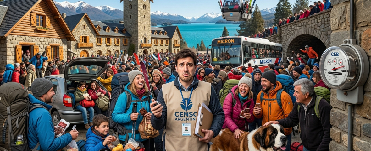 Bariloche, el lugar que no se deja contar: cuánta gente vive realmente en la ciudad