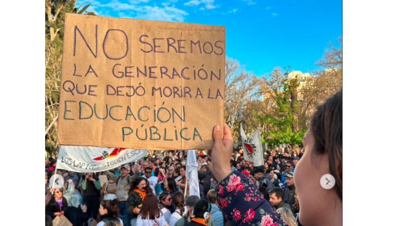 Vos, yo, federal, marcha, universidad, presupuesto, futuro