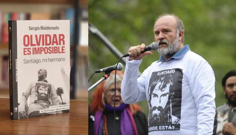 Sergio Maldonado presentará en Bariloche el libro sobre la desaparición de su hermano Santiago
