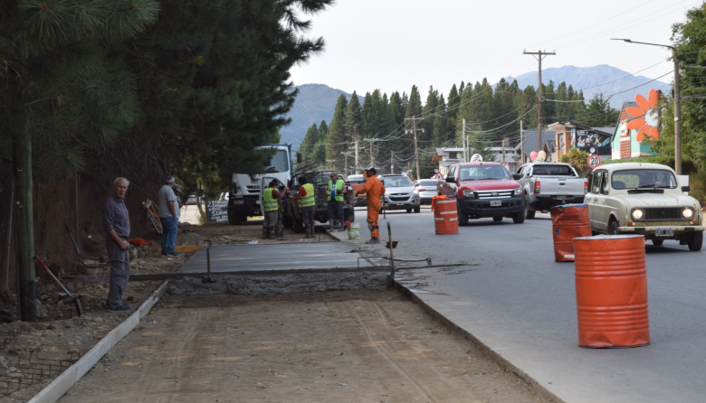 El Municipio avanza con obras viales en Bustillo ejecutadas con recursos propios