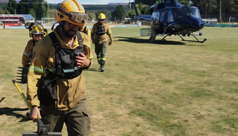 El peligro de incendios forestales está en nivel "Muy Alto" en Bariloche