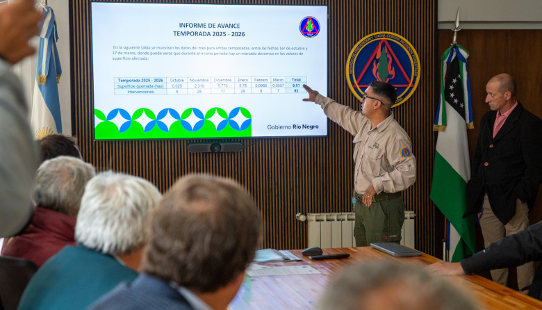 Río Negro cerró la temporada de incendios con una reducción drástica de la superficie afectada