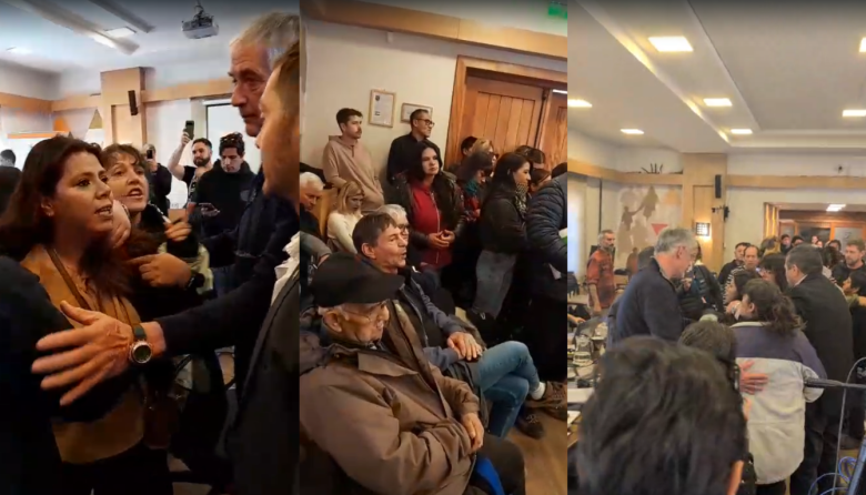 Tensión, cruces y forcejeos marcaron el inicio de la sesión ordinaria en el Concejo Deliberante