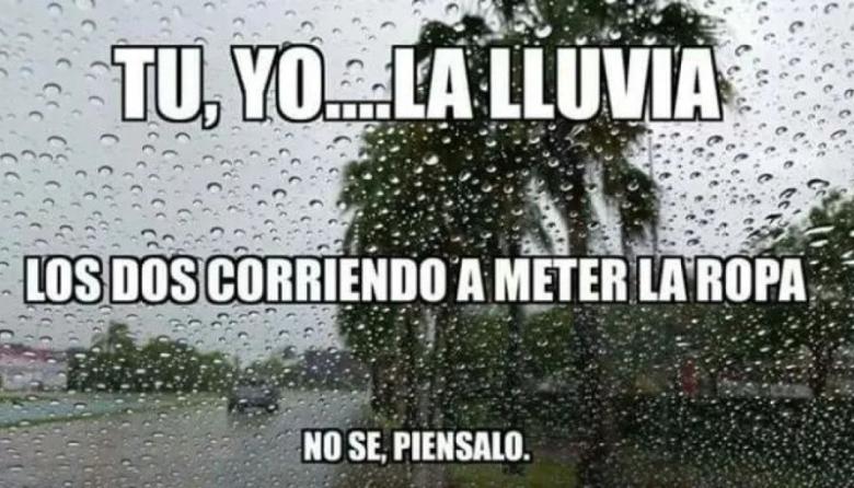 Hay alerta naranja por lluvia, y todavía no guardaste las bombachas y calzones