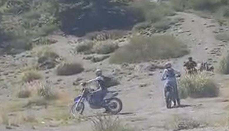 ​​​​​​​Secuestraron motos de motocross que circulaban en el mirador del Ventisquero Negro