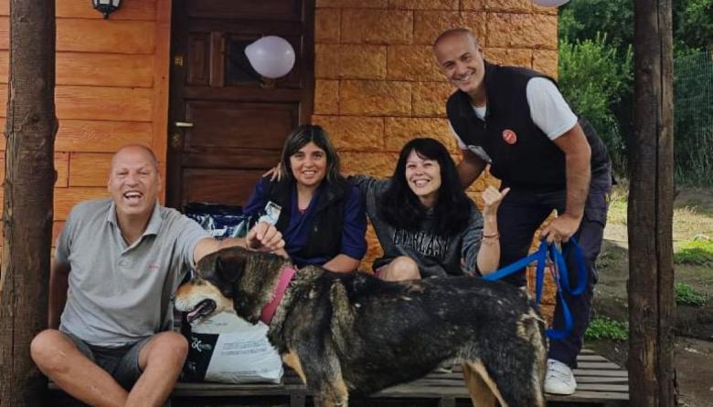 La Pochi encontró hogar, luego de 7 años de estar en un canil