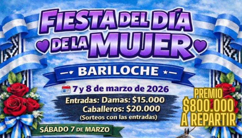 Bariloche celebra el Día de la Mujer con dos días de fiesta, jineteada y baile en Alas Argentinas