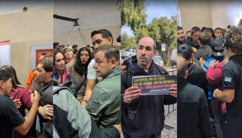 (Video) Joven denuncia haber sido golpeado "por patota" mientras protestaba por el Vertedero y la venta de tierras del Catedral