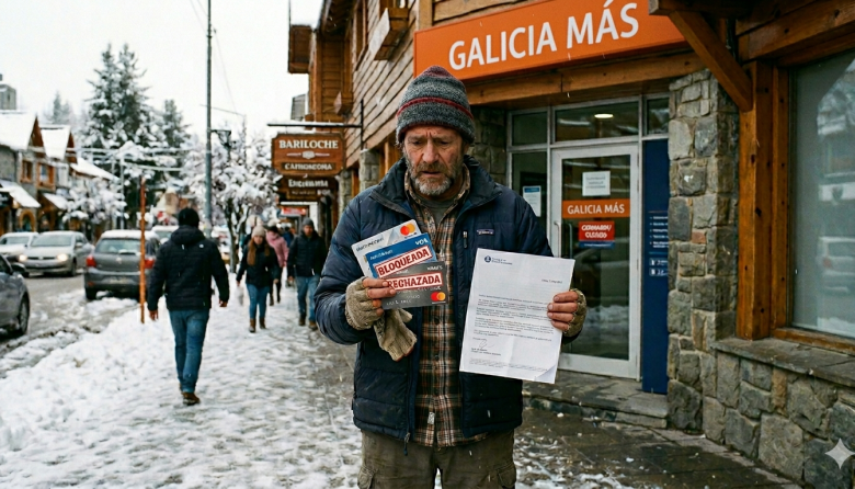 Bariloche: fue cliente del mismo banco cuarenta años y un día lo borraron sin dar explicaciones