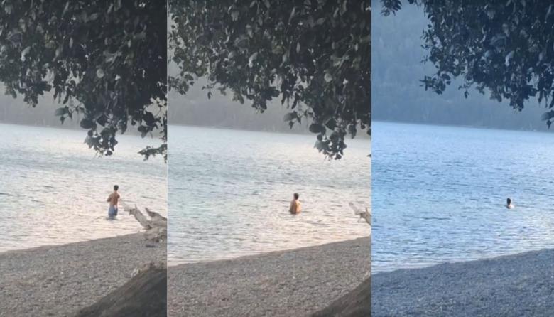 El argentino que se tira al lago cuando hace 5 grados (y hace un favor a todos los demás)