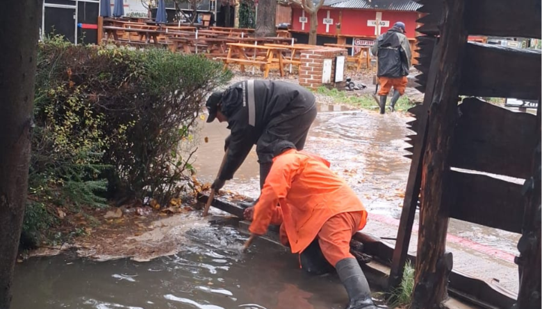 Qué trabajos realizó el municipio en los barrios para hacer frente al temporal de lluvia