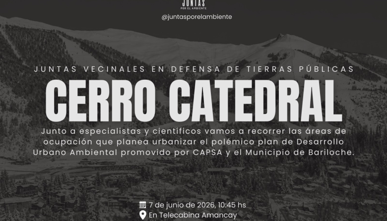 Las Juntas por el Ambiente invitan a caminar el Catedral: "Para ver lo que CAPSA y el Municipio pretenden urbanizar"