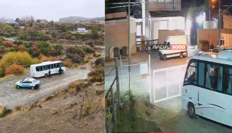 Estaba alcoholizado, robó un colectivo turístico, y lo dejó tirado al costado del Ñirihuau