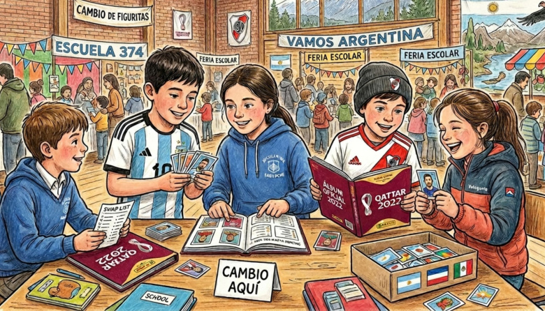 La reconocida Feria Las Victorias suma un espacio para el intercambio de figuritas del Mundial