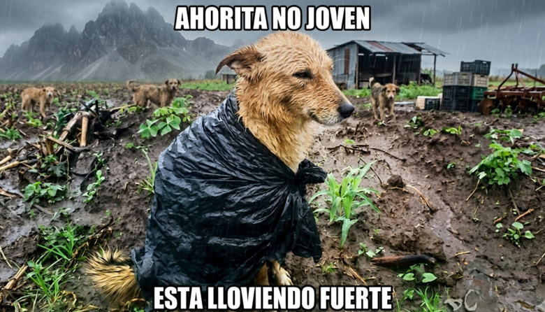 El finde llega pasado por agua...con la esperanza de la nieve