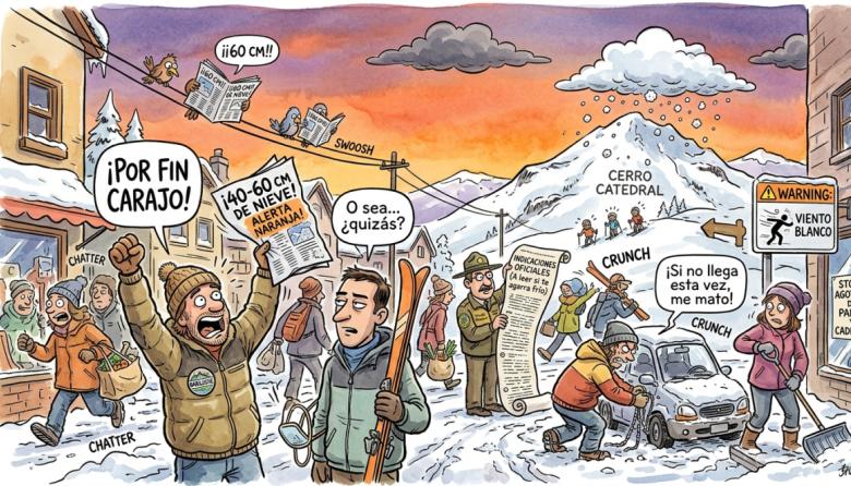 Por fin, carajo: dicen que va a nevar