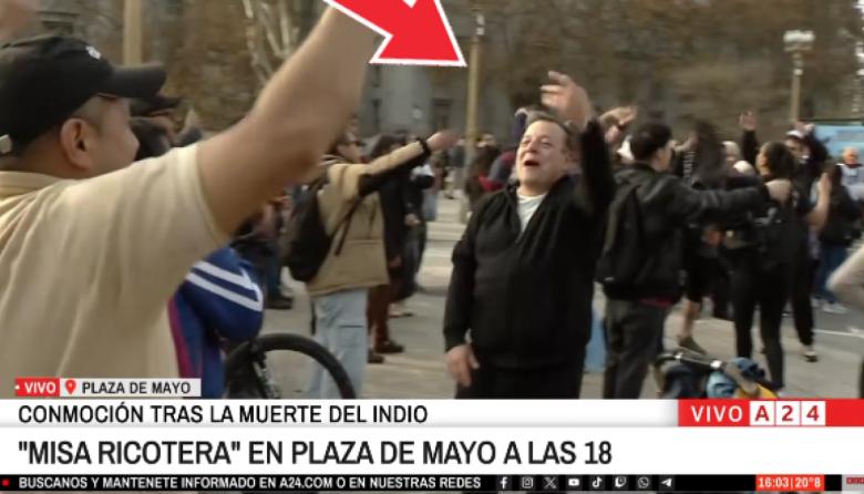 Ferrari, en la misa ricotera: "Es la música de mi vida"
