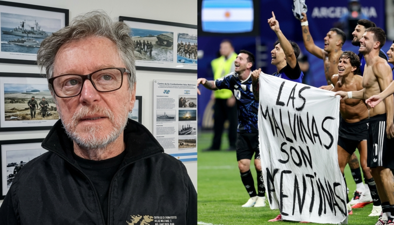La emoción de los veteranos de Malvinas de Bariloche por la bandera que llegó a la Selección: "Fue otro regalo al alma"
