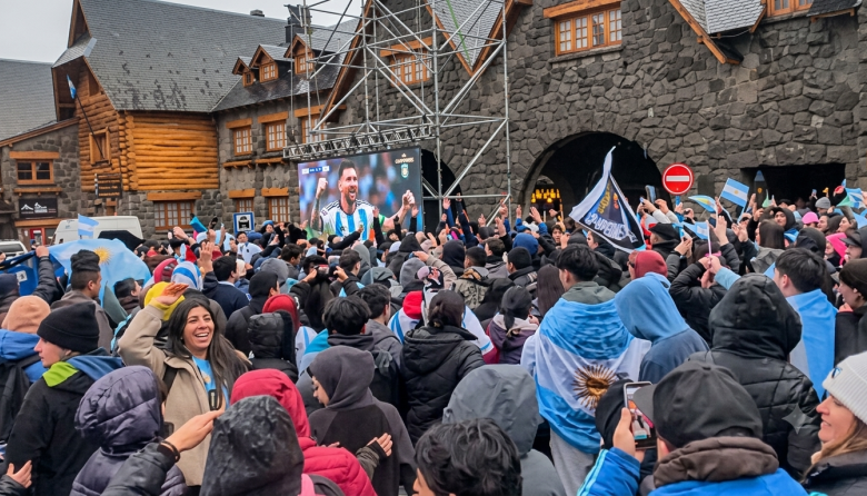 Final del Mundial: cómo será el corredor sanitario en el centro de Bariloche