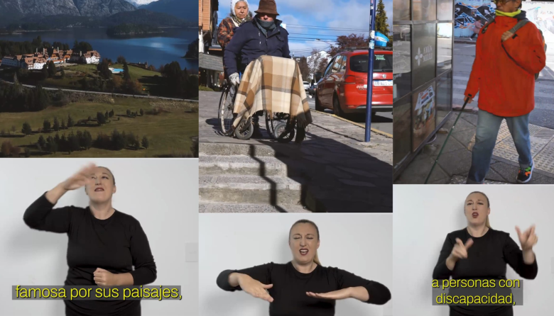 Bariloche, ¿ciudad para todos? El video que demuestra que no y reaviva un proyecto de ordenanza para liberar veredas