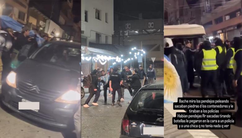 Incidentes aislados empañaron los festejos por el triunfo de la Selección en pleno centro