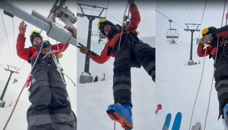 "Nunca me había pasado": el relato de un damnificado en la silla Nubes, con los patrulleros recién despedidos