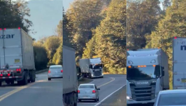 El municipio va a secuestrar el camión al chofer chileno y pide a los vecinos que sigan mandando este tipo de videos