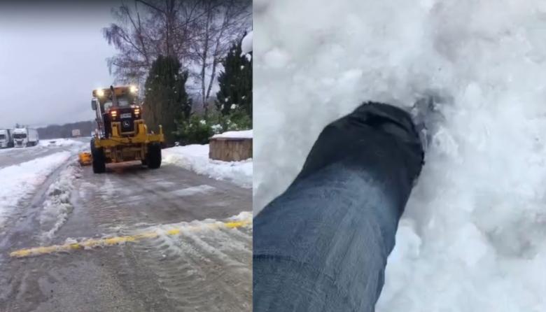 "Es una vergüenza": la furia de un usuario por el estado del paso Samoré tras la nevada