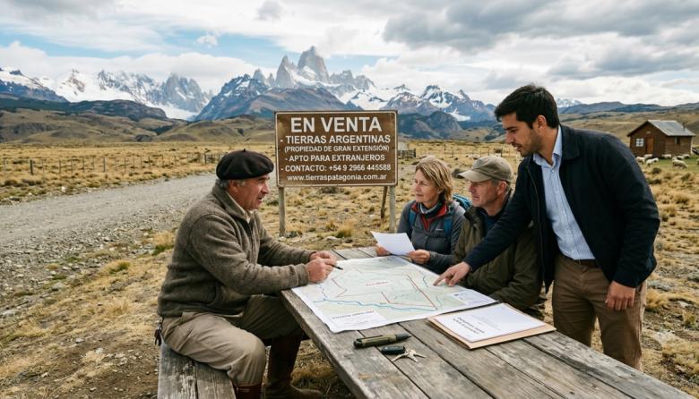 ¿Cuántas tierras hay en la Patagonia en manos extranjeras?
