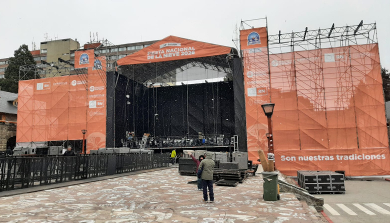 A puro escenario y mística patagónica: así se prepara Bariloche para su gran Fiesta de la Nieve