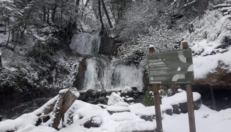 Se extiende hasta el miércoles el alerta amarillo por nevadas en Bariloche