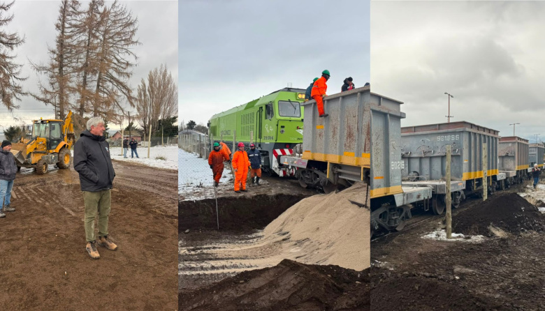 (Video) De San Antonio a Bariloche: Cortés recibió 15 vagones de sal para las calles