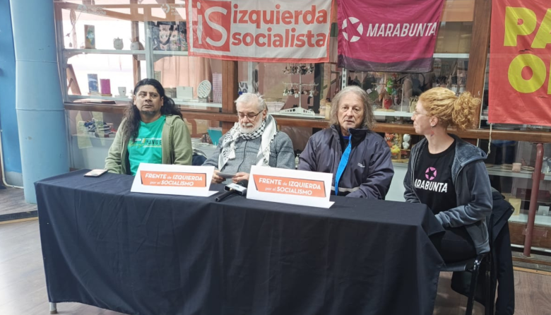 El "Pollo" Sobrero llegó a Bariloche para bancar la lista Frente de Izquierda por el Socialismo que competirá en noviembre