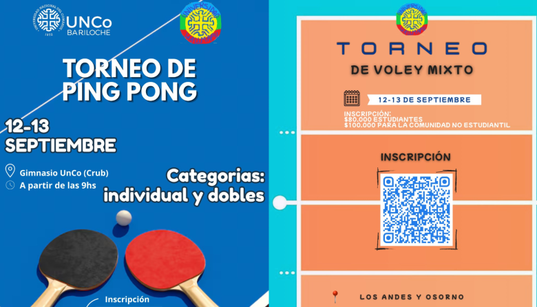 ¿Tenés equipo o sos crack con la paleta? El Centro de Estudiantes del CRUB lanza su torneo relámpago