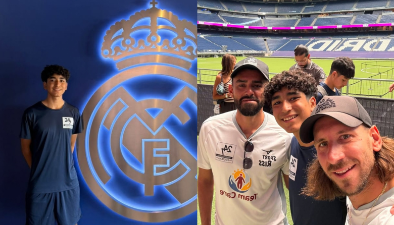 "Hay que esforzarse mucho y nunca rendirse": la historia del barilochense Lautaro Carrilaf, que se probó en el Real Madrid