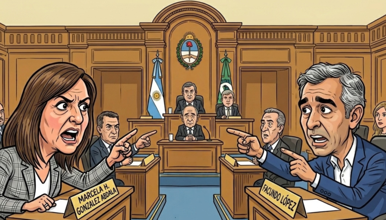 Arde la Legislatura: López le respondió a Abdala sobre la denuncia de un acta trucha