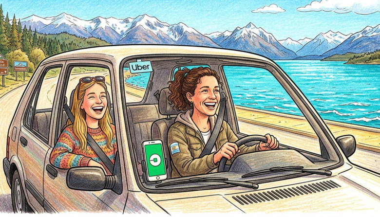 Uber le da otra vuelta a la movilidad en Bariloche: llega la app con conductoras exclusivas