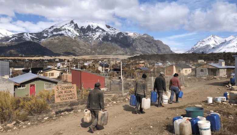 Valle Azul sin agua: ARSA se lava las manos y culpa a la cooperativa por una cisterna que nunca se hizo