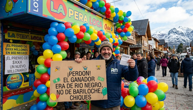 El Quini 6 sí tuvo un ganador en Río Negro, pero la apuesta no se hizo en Bariloche
